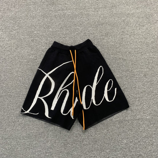 RHUDE SHORTS BLACK-Drip Store Argentina