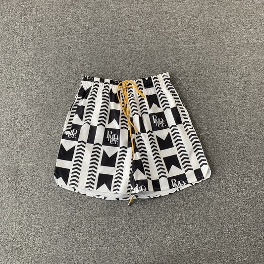 RHUDE SHORTS BLACK-Drip Store Argentina