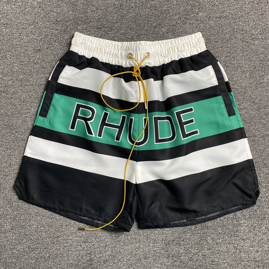RHUDE SHORTS BLACK-Drip Store Argentina