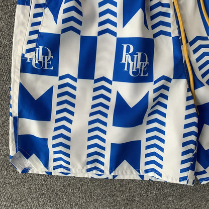 RHUDE SHORTS BLUE-Drip Store Argentina