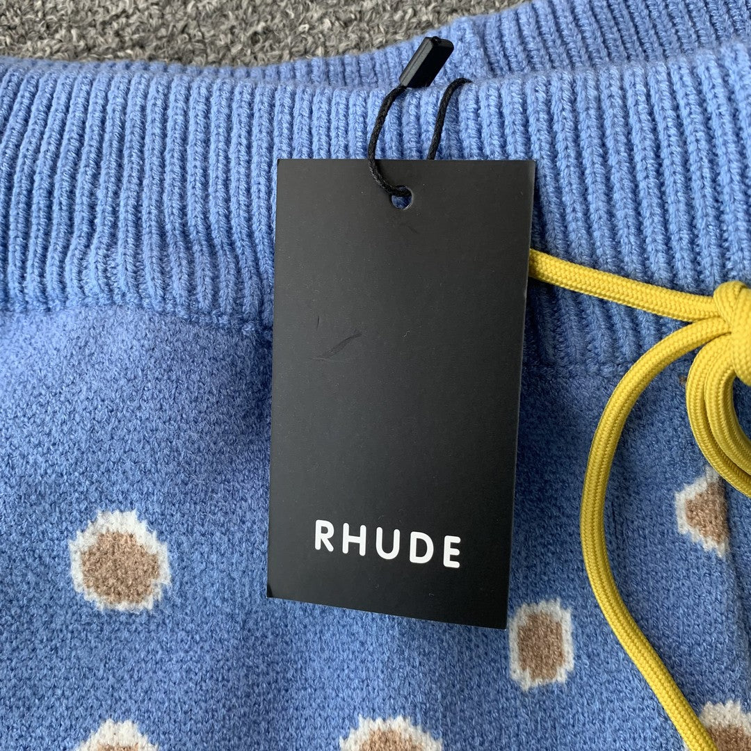 RHUDE SHORTS BLUE-Drip Store Argentina