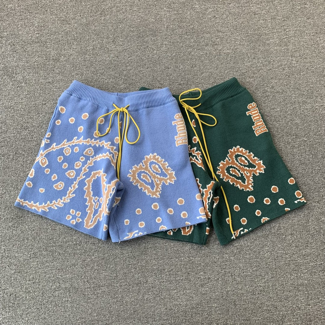 RHUDE SHORTS BLUE-Drip Store Argentina