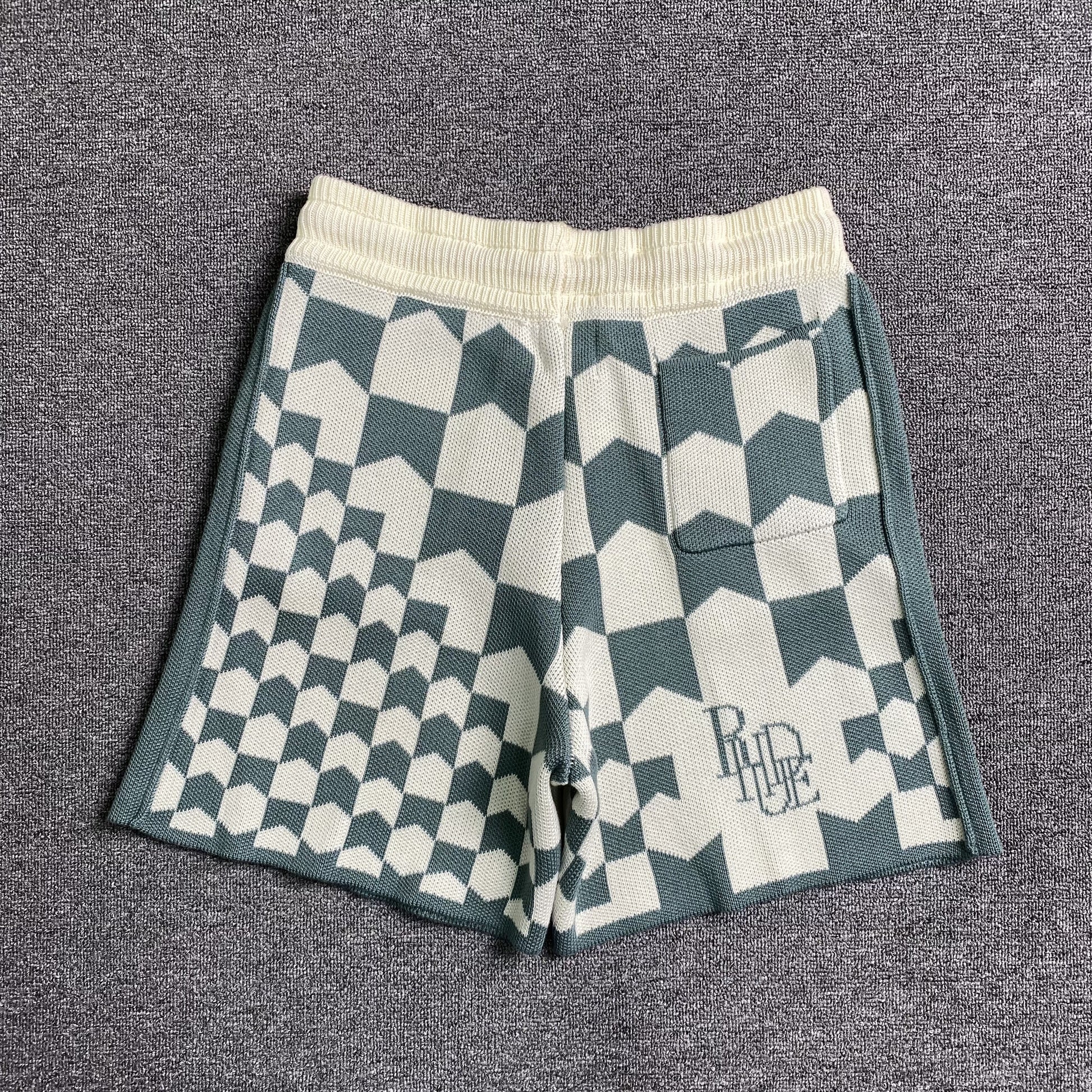 RHUDE SHORTS BLUE-Drip Store Argentina