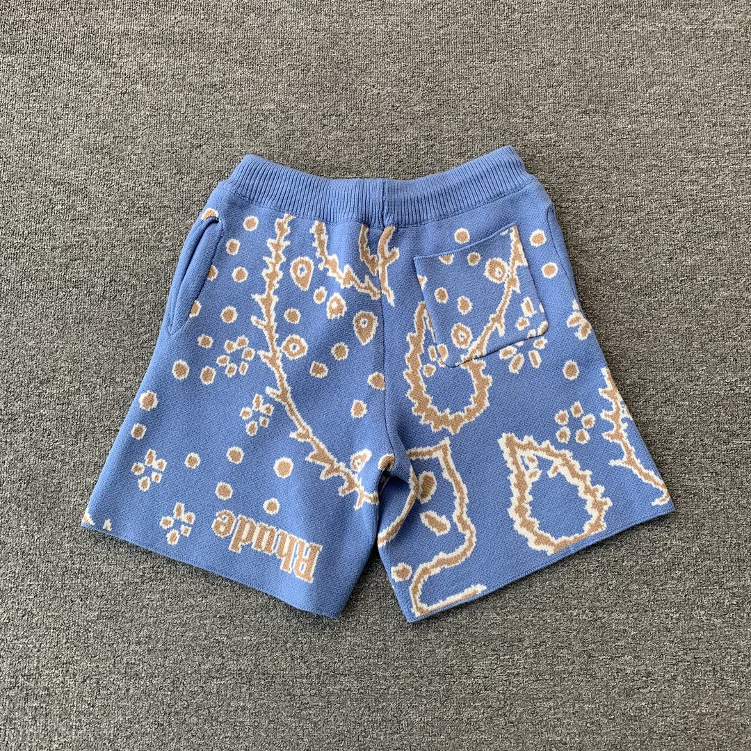 RHUDE SHORTS BLUE-Drip Store Argentina