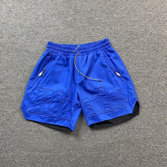 RHUDE SHORTS BLUE-Drip Store Argentina