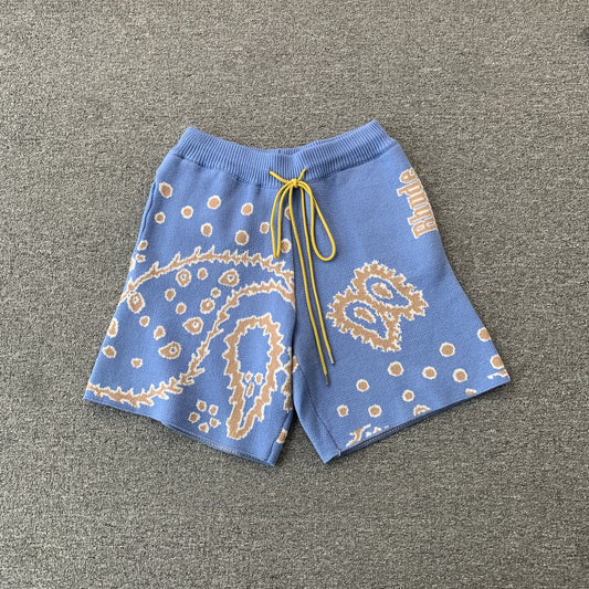RHUDE SHORTS BLUE-Drip Store Argentina