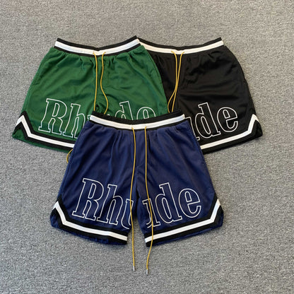RHUDE SHORTS GREEN-Drip Store Argentina