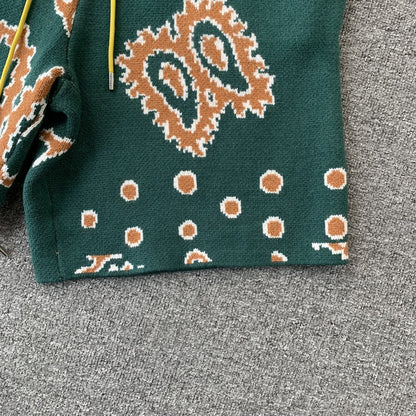 RHUDE SHORTS GREEN-Drip Store Argentina