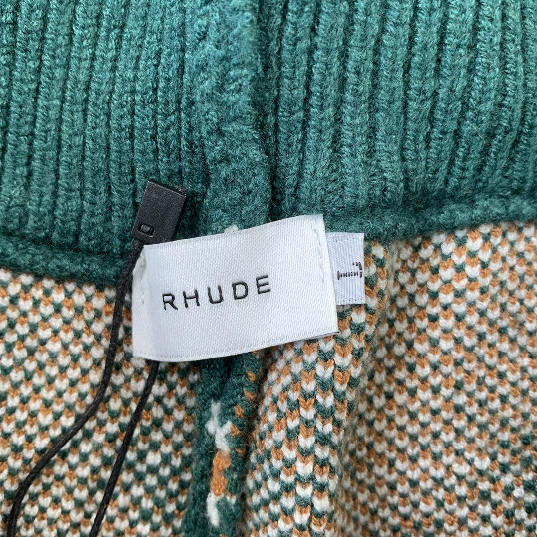 RHUDE SHORTS GREEN-Drip Store Argentina