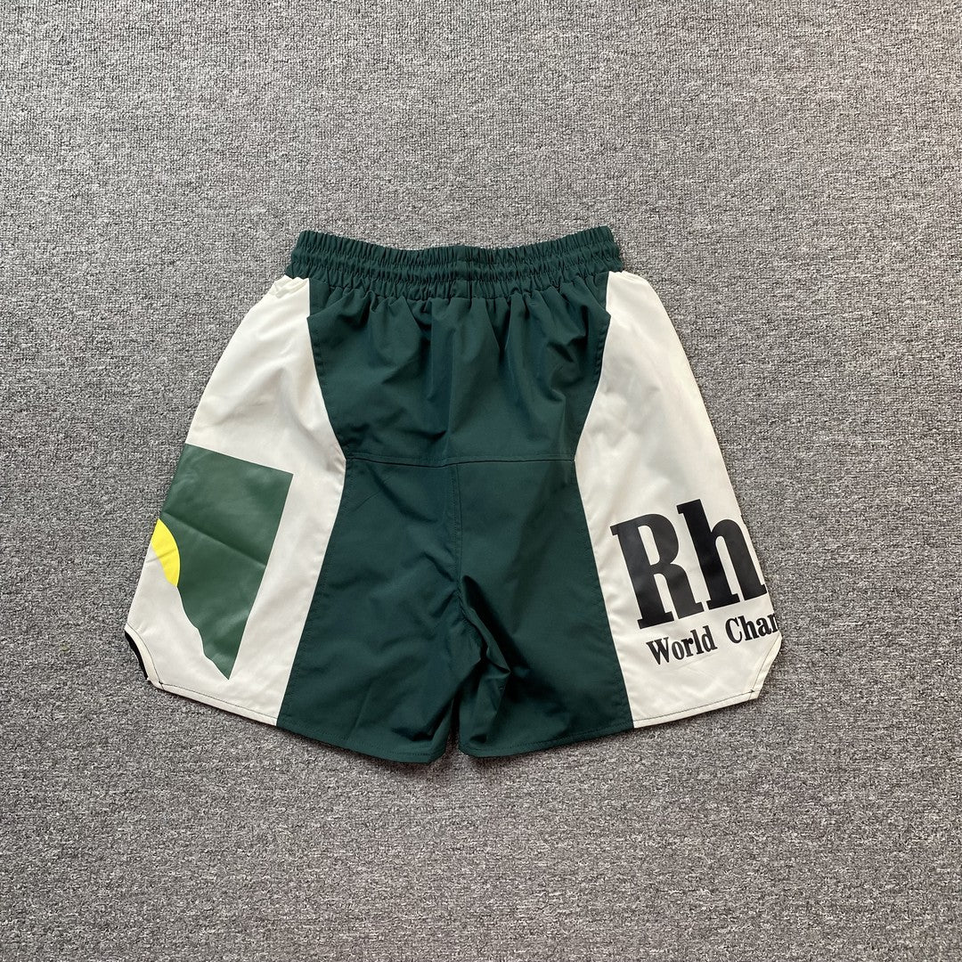 RHUDE SHORTS GREEN-Drip Store Argentina