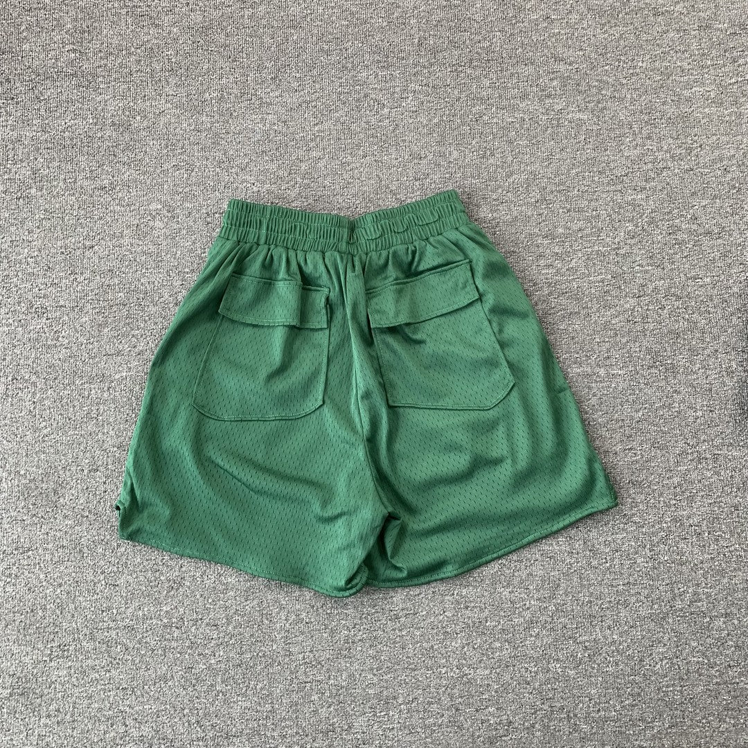 RHUDE SHORTS GREEN-Drip Store Argentina