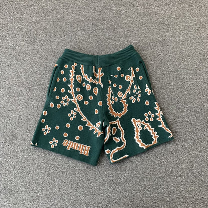 RHUDE SHORTS GREEN-Drip Store Argentina