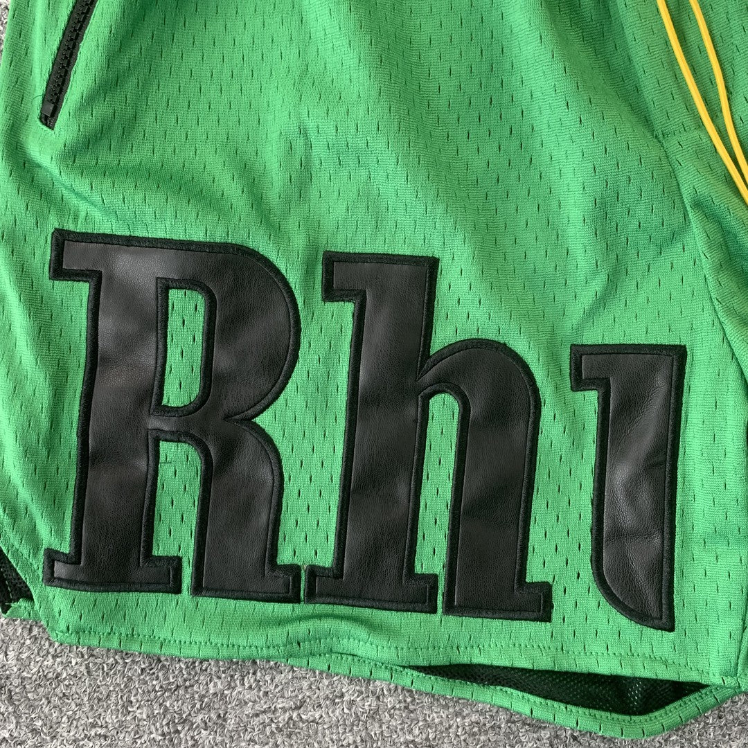 RHUDE SHORTS GREEN-Drip Store Argentina