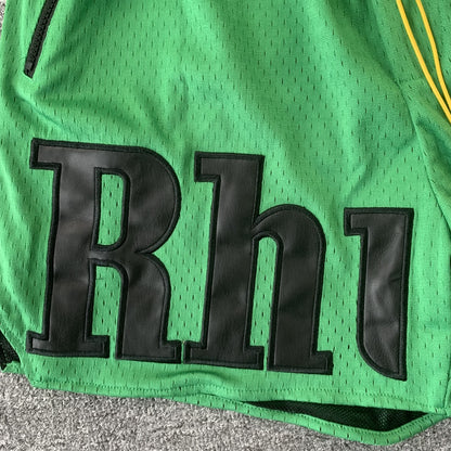RHUDE SHORTS GREEN-Drip Store Argentina