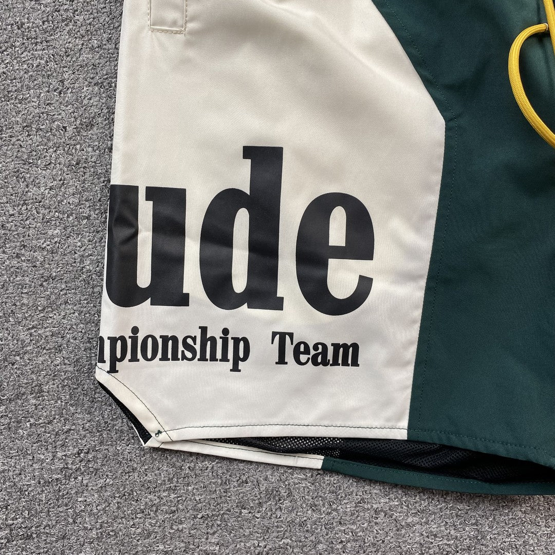 RHUDE SHORTS GREEN-Drip Store Argentina