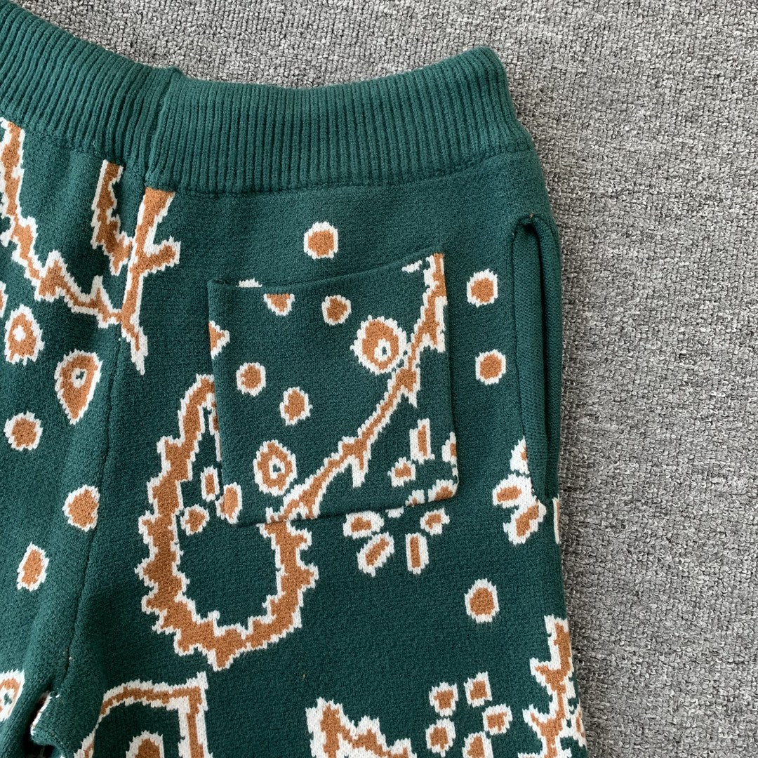 RHUDE SHORTS GREEN-Drip Store Argentina