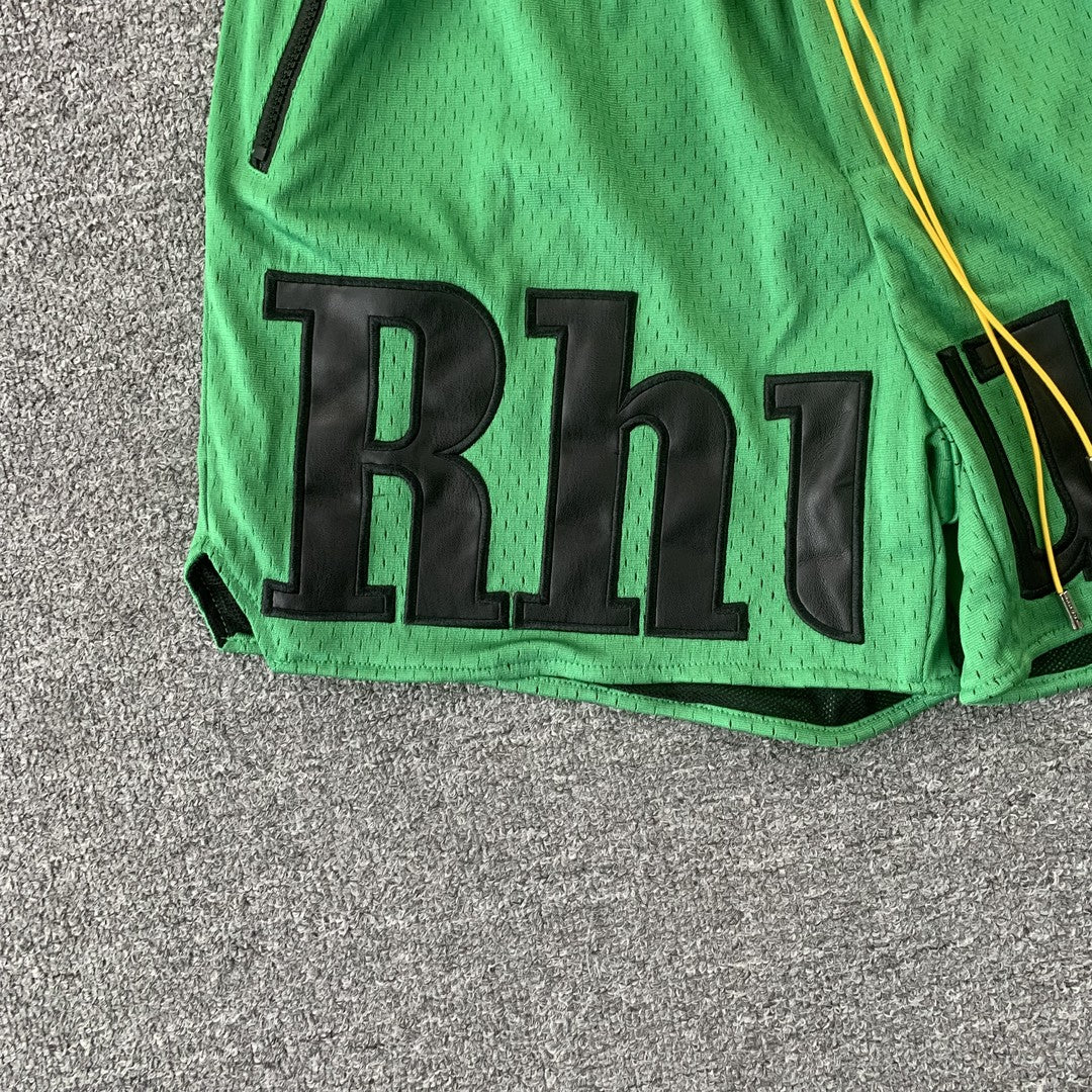 RHUDE SHORTS GREEN-Drip Store Argentina