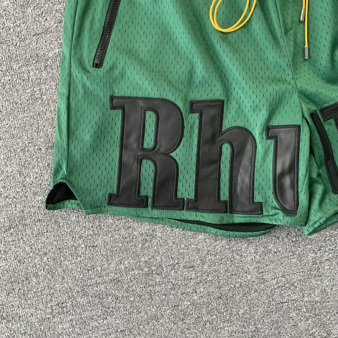 RHUDE SHORTS GREEN-Drip Store Argentina