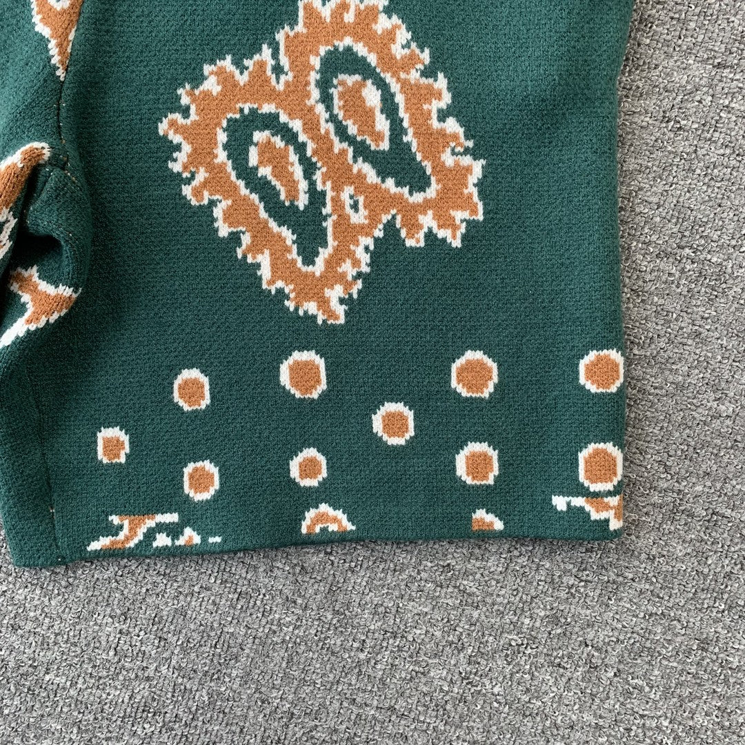 RHUDE SHORTS GREEN-Drip Store Argentina