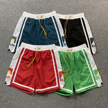 RHUDE SHORTS GREEN-Drip Store Argentina