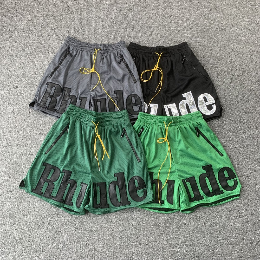 RHUDE SHORTS GREEN-Drip Store Argentina