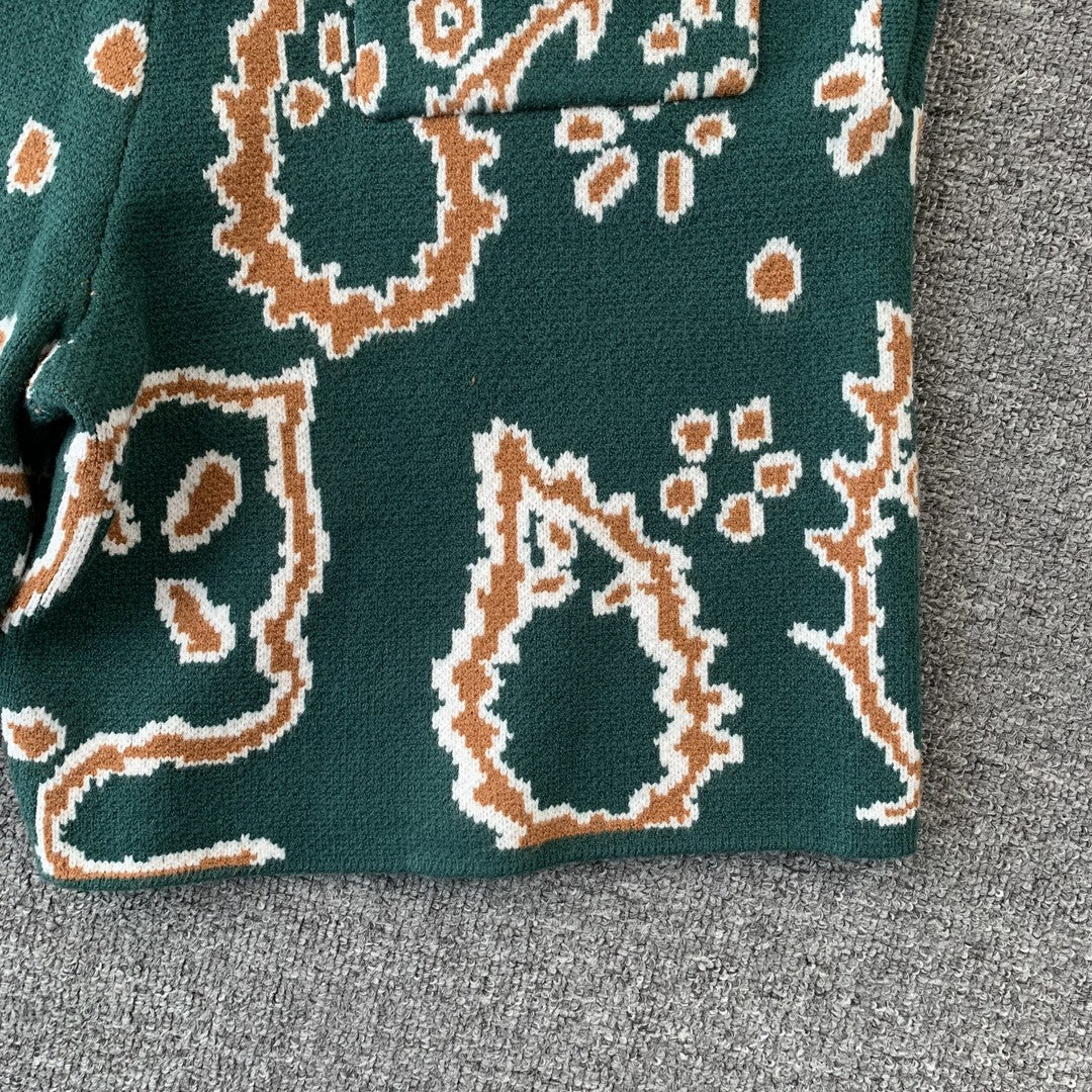 RHUDE SHORTS GREEN-Drip Store Argentina