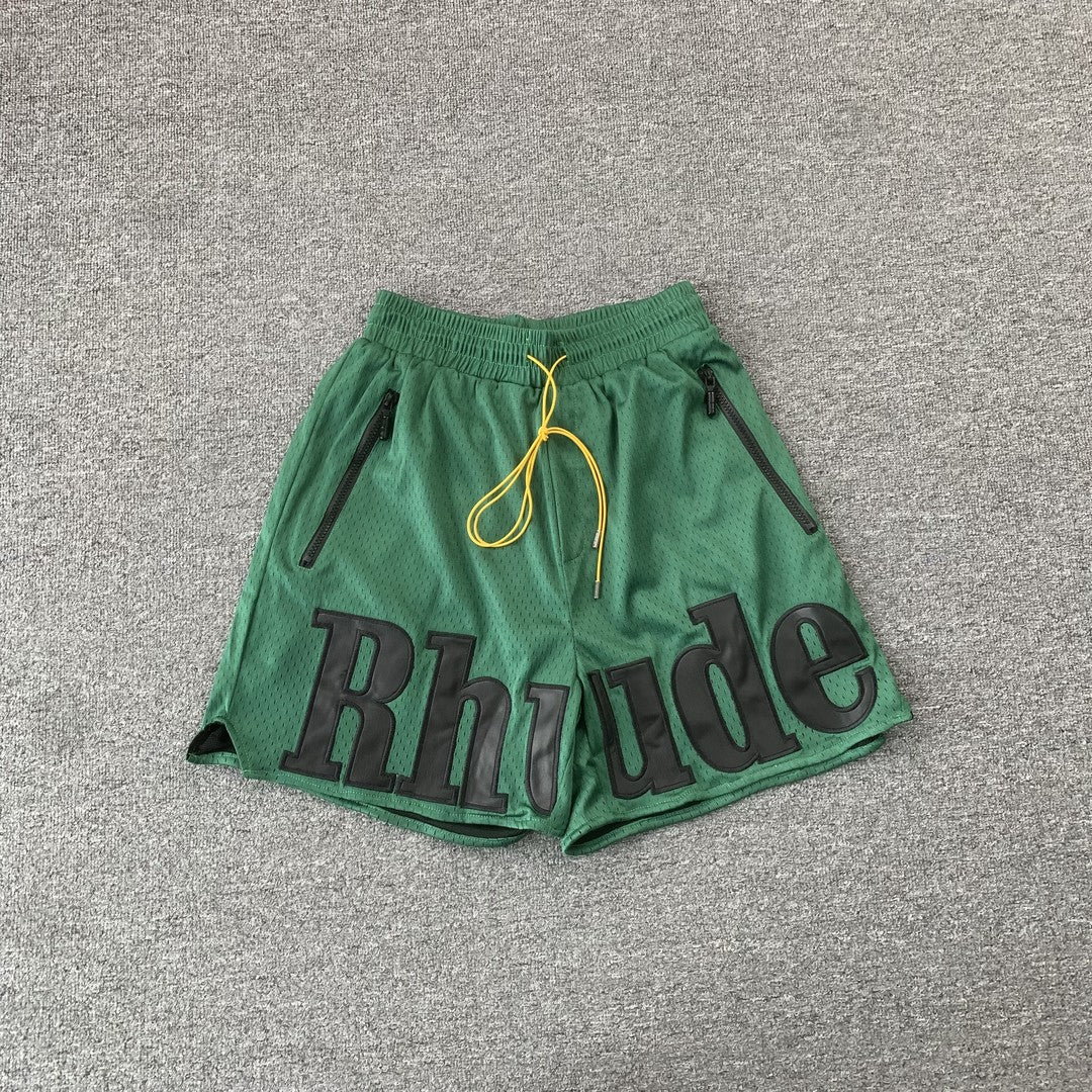 RHUDE SHORTS GREEN-Drip Store Argentina