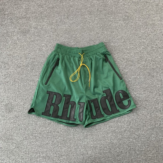 RHUDE SHORTS GREEN-Drip Store Argentina