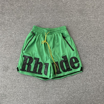 RHUDE SHORTS GREEN-Drip Store Argentina