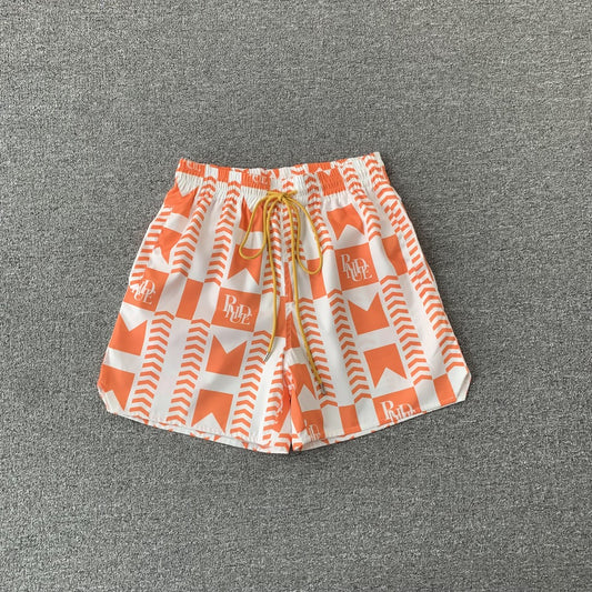 RHUDE SHORTS ORANGE-Drip Store Argentina