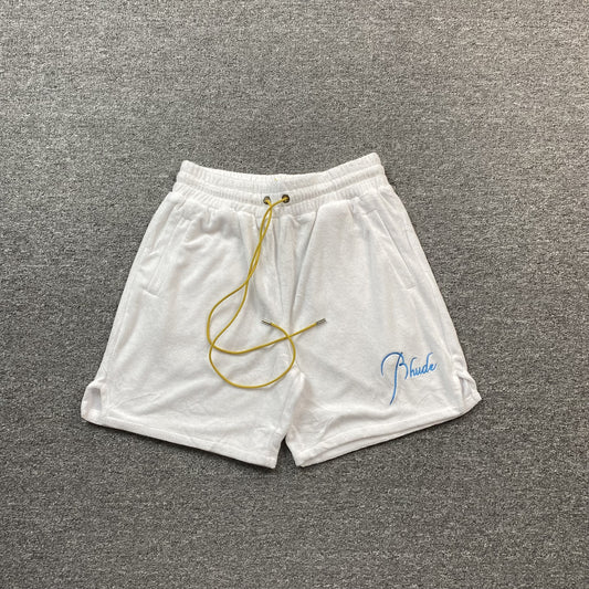 RHUDE SHORTS WHITE-Drip Store Argentina
