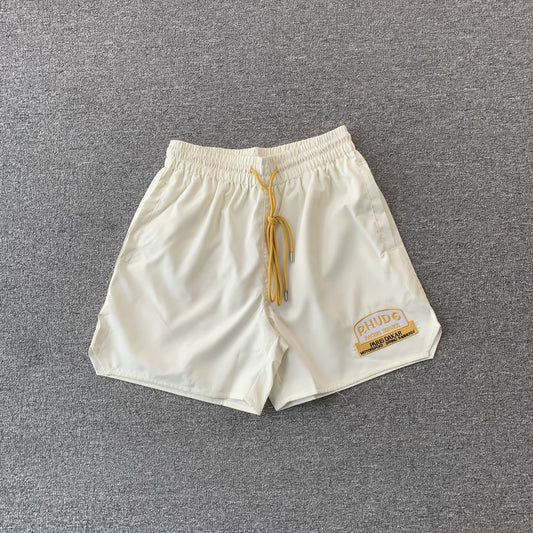 RHUDE SHORTS WHITE-Drip Store Argentina
