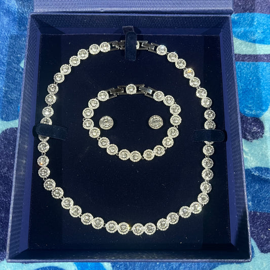 Set Swarovski Angelic Plateado