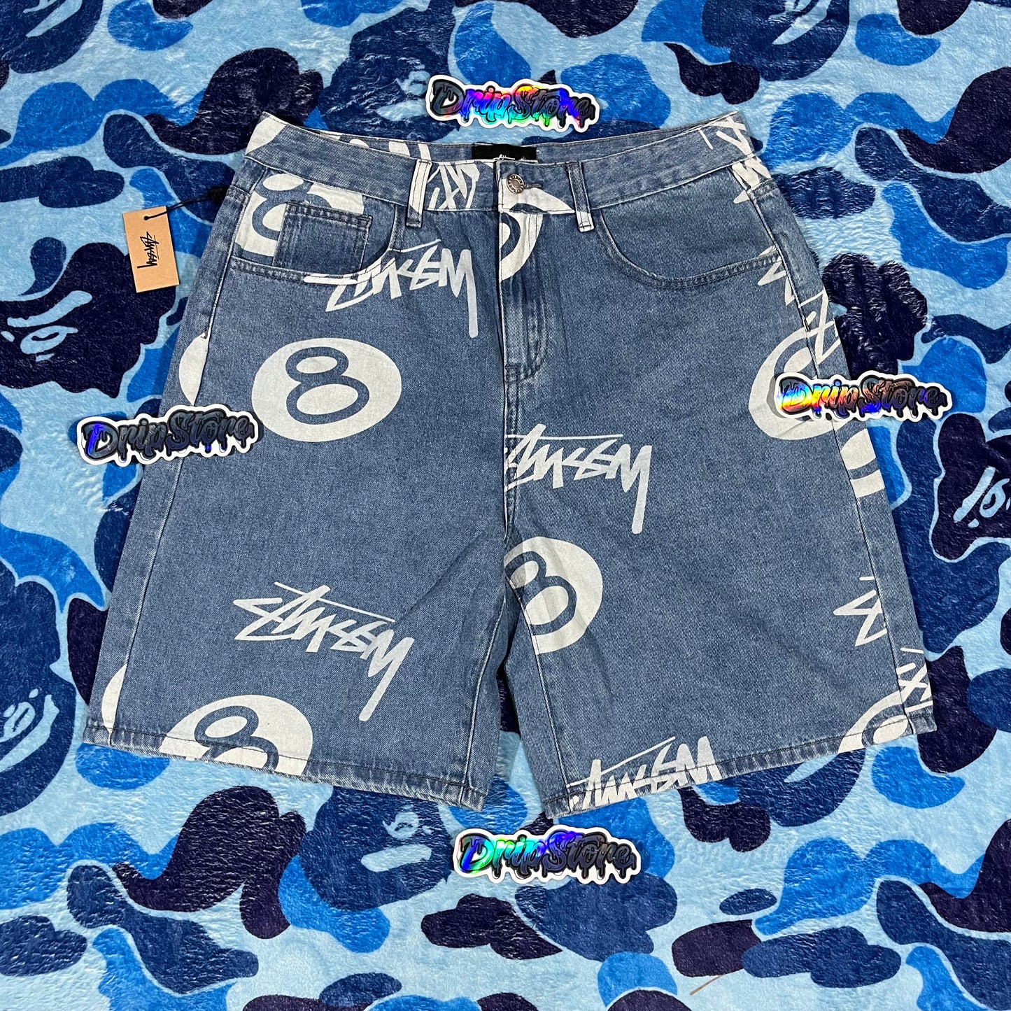 Short Bermuda Stussy Azul L