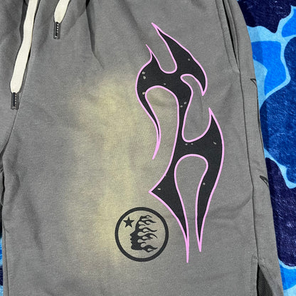 Short Hellstar Flame Gris M