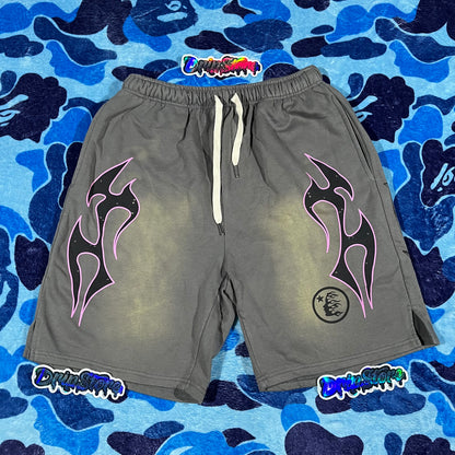 Short Hellstar Flame Gris M