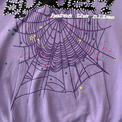 SP5DER ACAI HOODIE PURPLE-Drip Store Argentina