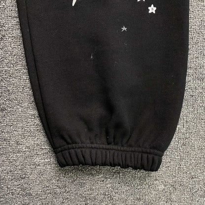Sp5der Heavy Web Sweatpants Black
