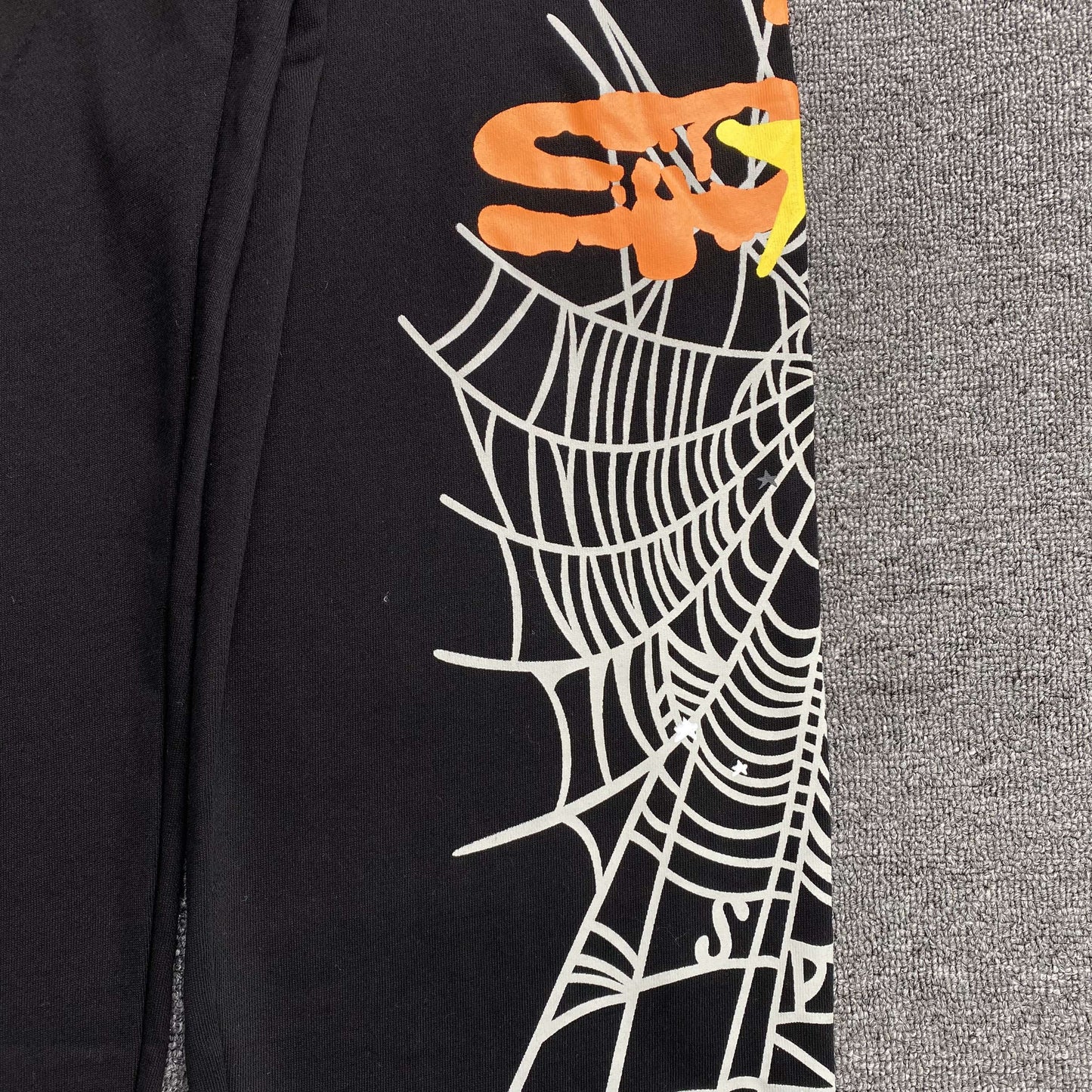 Sp5der Heavy Web Sweatpants Black