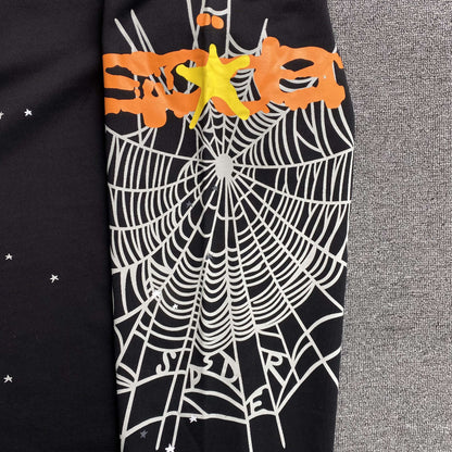 Sp5der Heavy Web Sweatpants Black