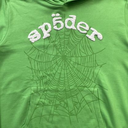 SP5DER LEGACY HOODIE GREEN-Drip Store Argentina