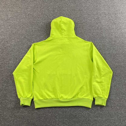 Sp5der OG Web V2 Gradient Hoodie Acid Green