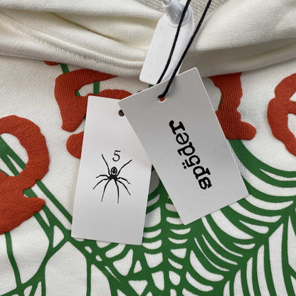 Sp5der OG Web V2 Gradient Hoodie White