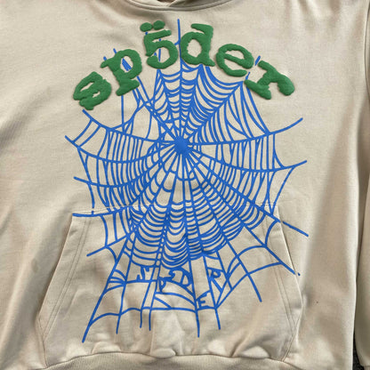 Sp5der OG Web V2 Hoodie Cream