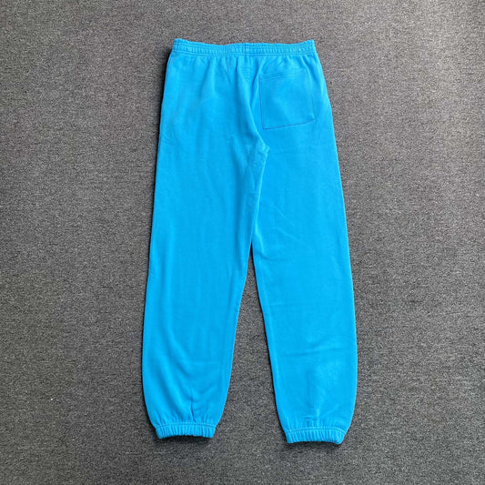Sp5der Punk V2 Sweatpants Cyan