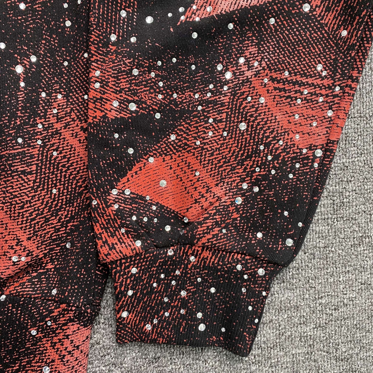 Sp5der Star Plaid Jacket Red