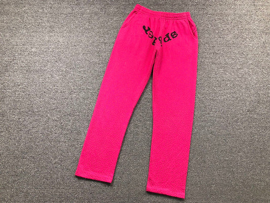 Sp5der VVS Sweatpants Pink