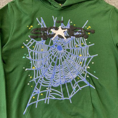 sp5der-web-hoodie-hunter-green-2-Drip Store Argentina
