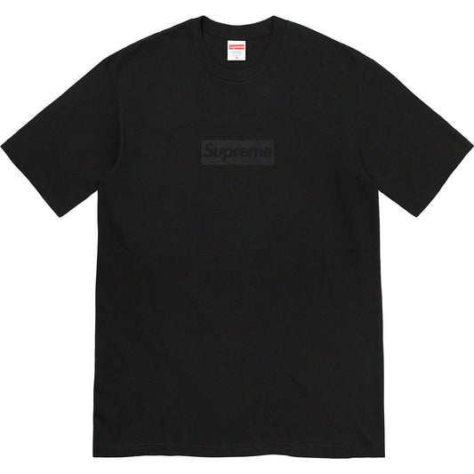 SUPREME TONAL BOX LOGO TEE BLACK