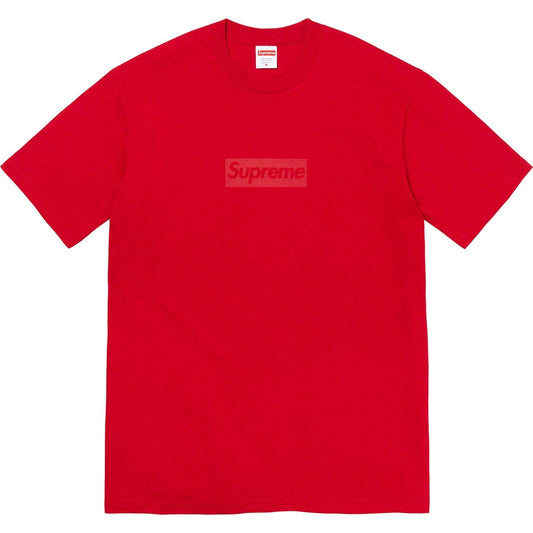 SUPREME TONAL BOX LOGO TEE RED